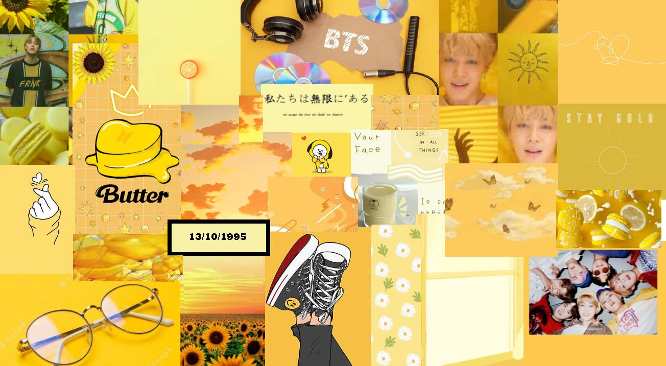 Yellow BTS aesthetic+*°