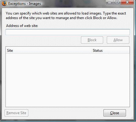 Remove "Remove All" buttons from Firefox Options