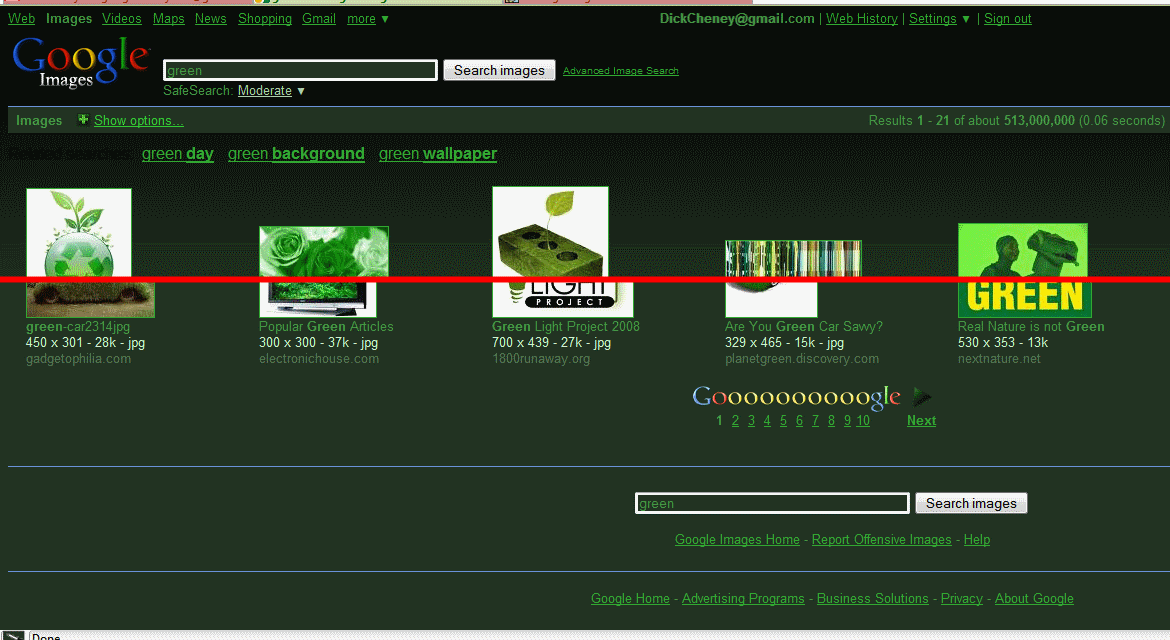 Dark Green Google (BillyNair)