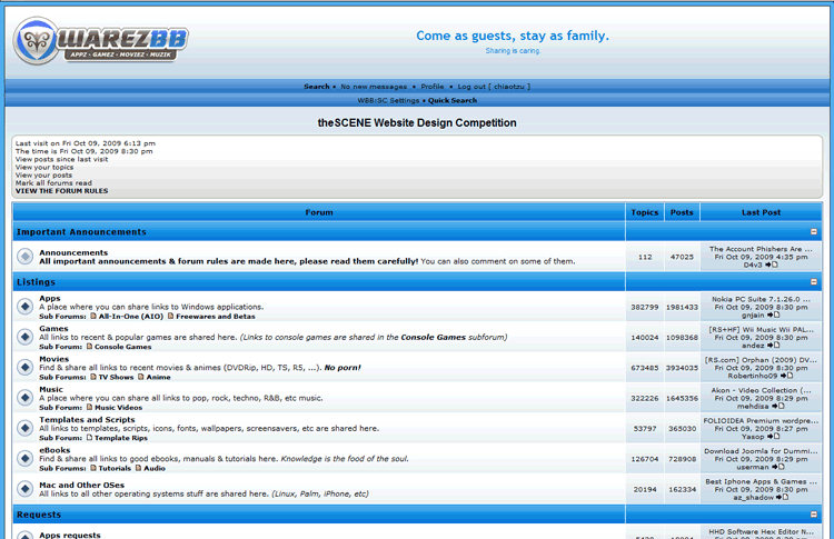 Warez-BB Chia-BlueMac Theme