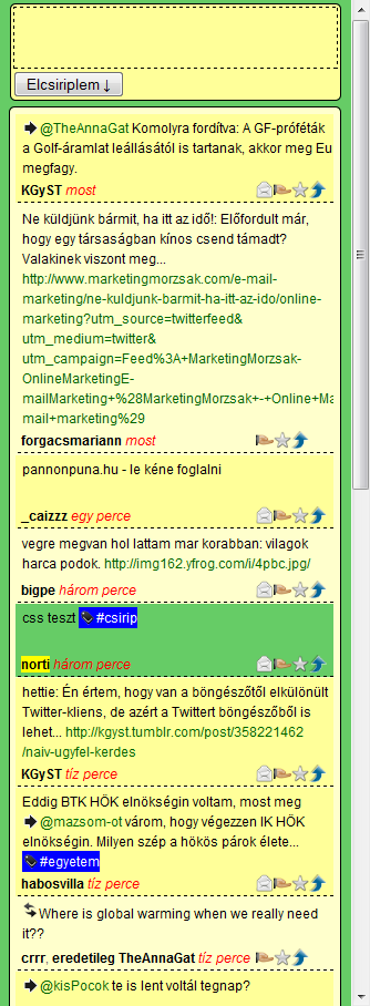csiripróka [turulcsirip] retro minimal v0.72