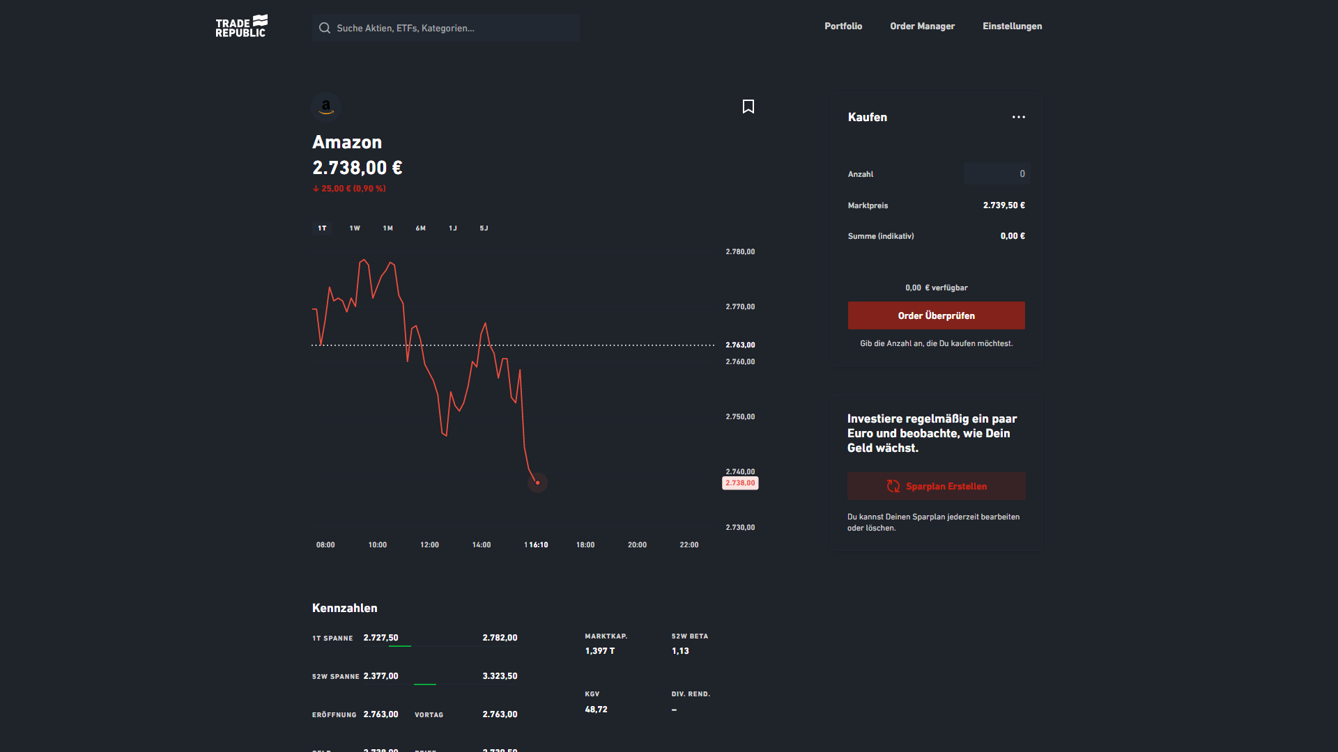 Dark Republic for Trade Republic