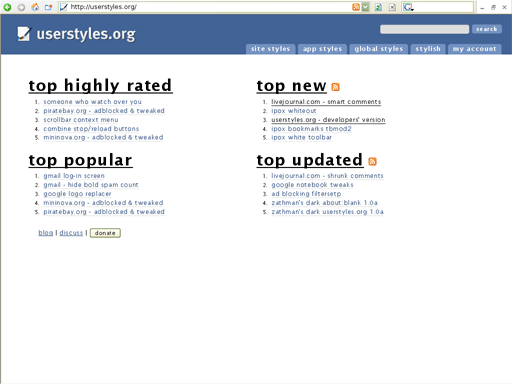 userstyles.org • developers' version
