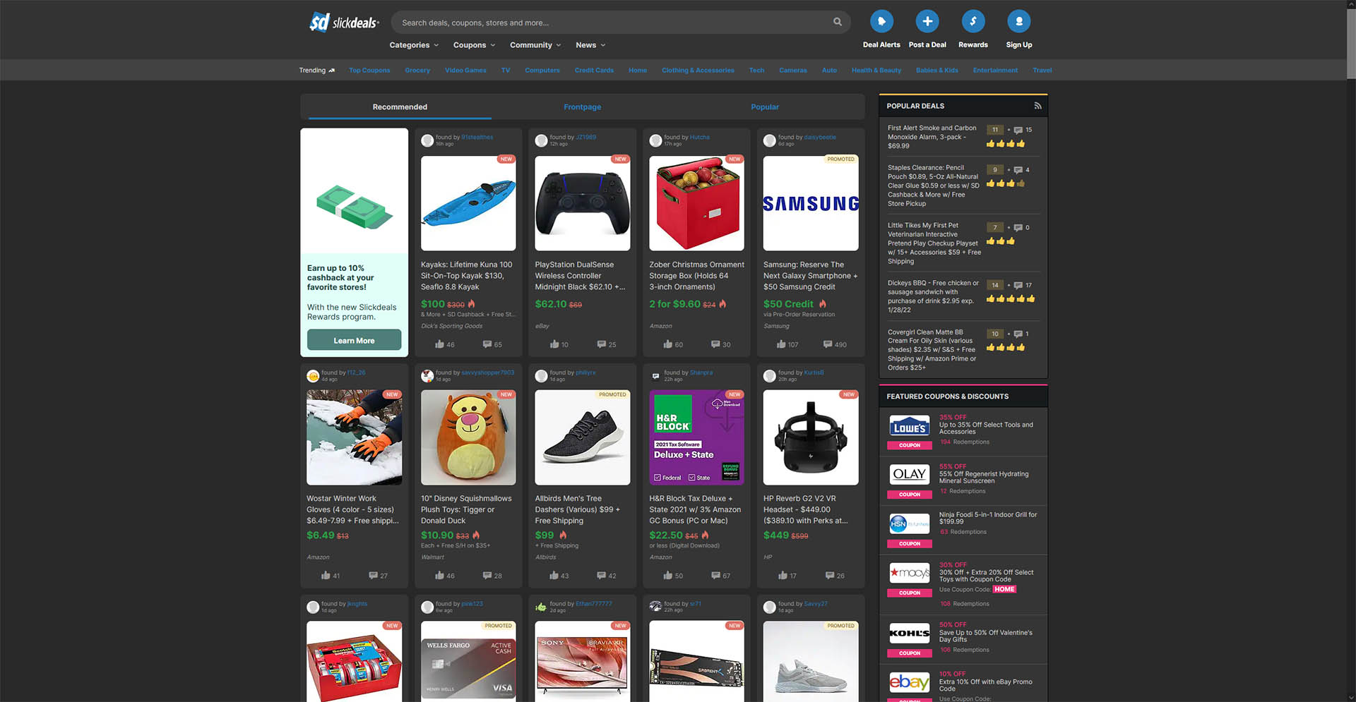 Slick Deals - Material Dark