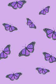 Schoology~Purple Aesthetic Butterflies
