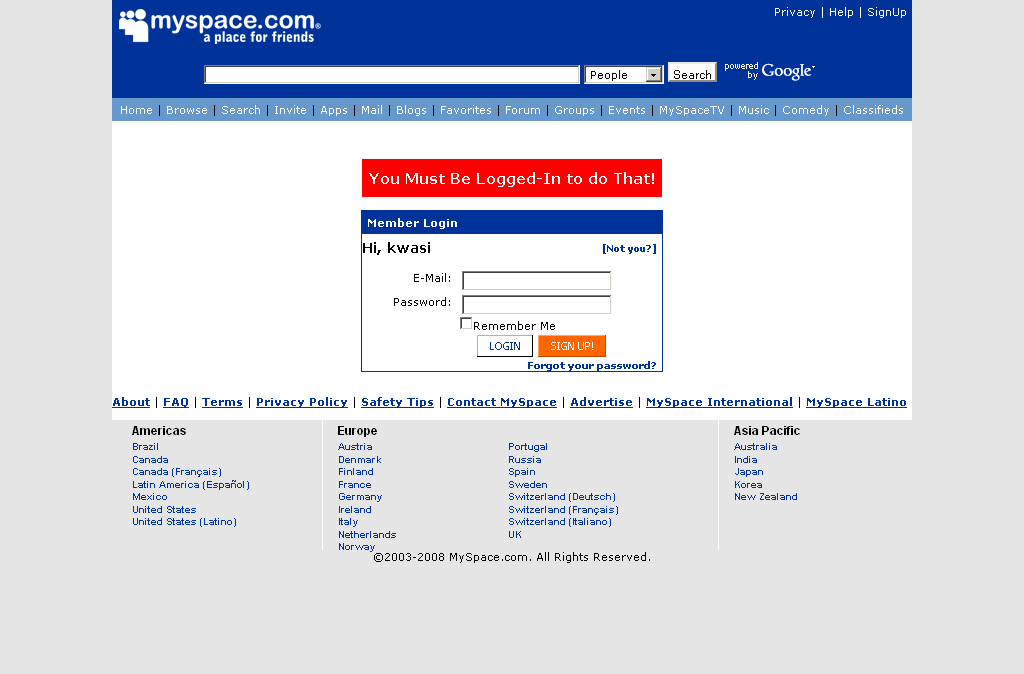 MySpace Ad/Annoyance Remover