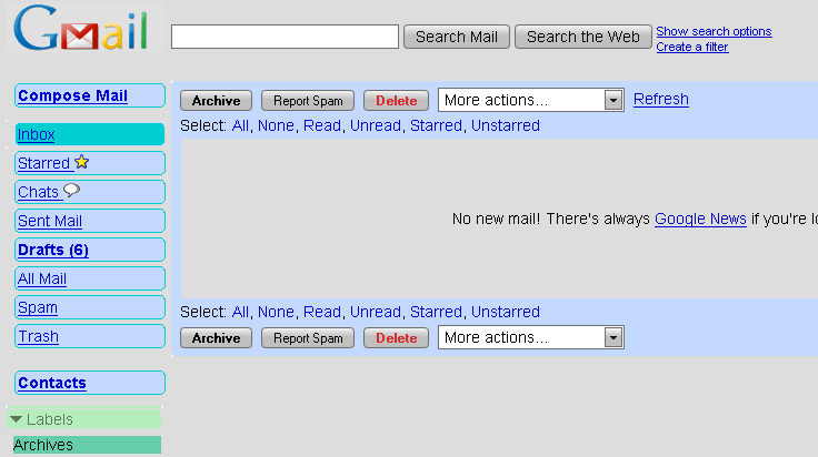 Web Site: Another Gmail Skin