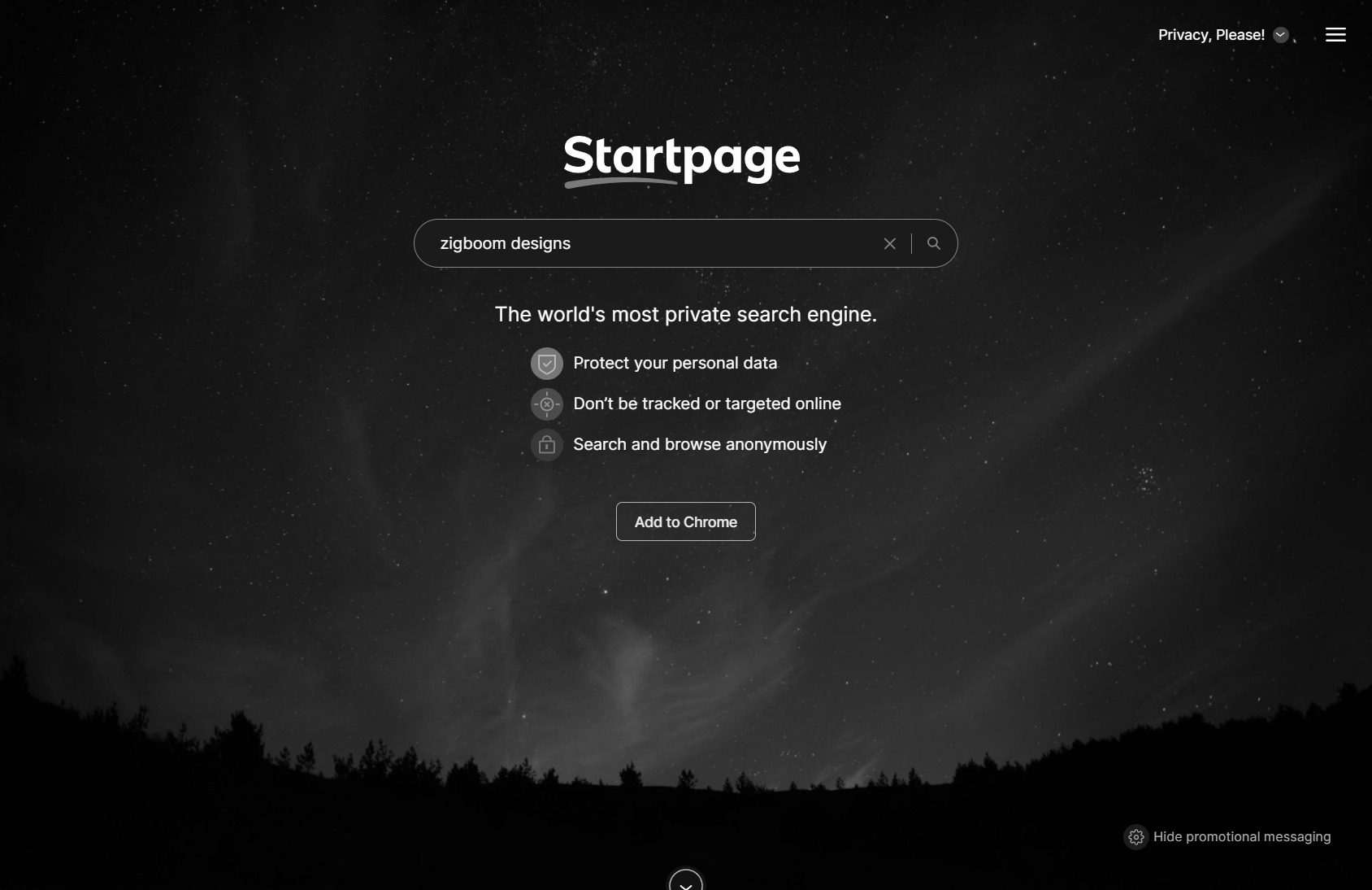 Darker Startpage
