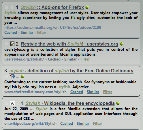 AVG search rating - Apples!