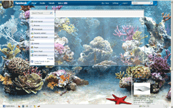 Facebook Skin Cool Aquarium 2