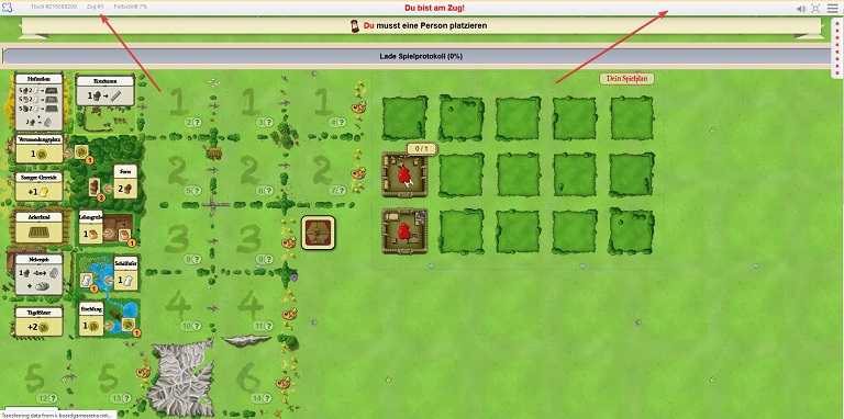 BGA: small top-bar (BoardGameArena.com)