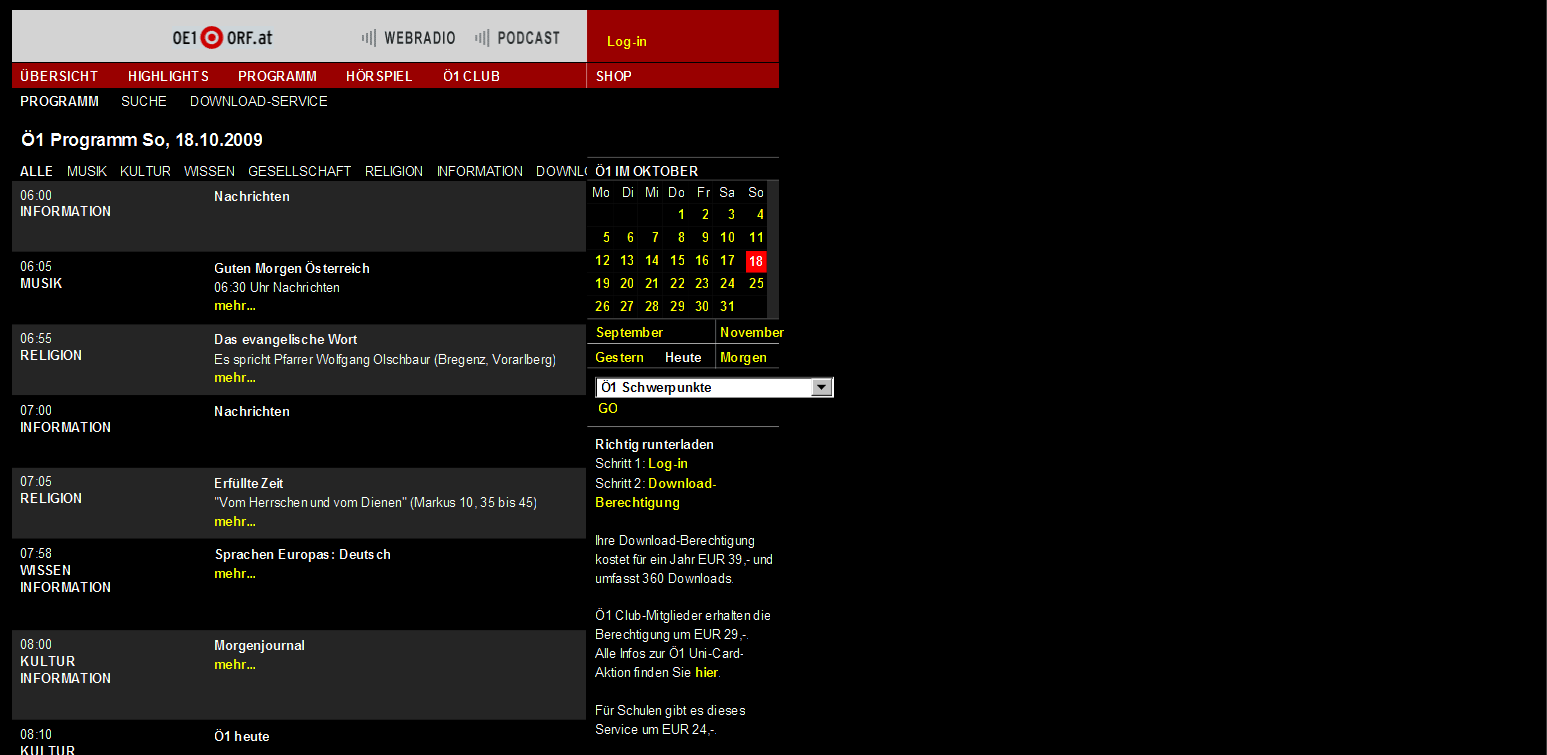 oe1.orf.at für sehbehinderte