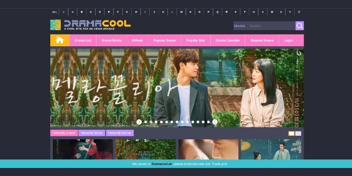 Dramacool.sk Dracula colorscheme