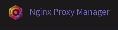 NGINX Proxy Manager - Dark Theme