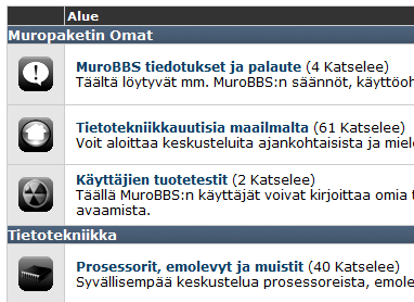 MuroBBS - vBulletin - Dark Forum Icons