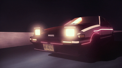 aesthetic anime car v2 ♡