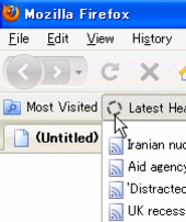 Bookmarks-Folder [OPEN]  "Throbber"