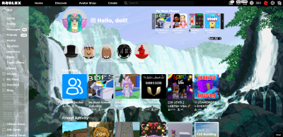 Rock waterfall roblox wallpaper theme ♡
