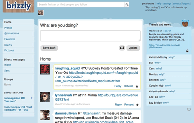 Make Brizzly.com Look Like Twitter