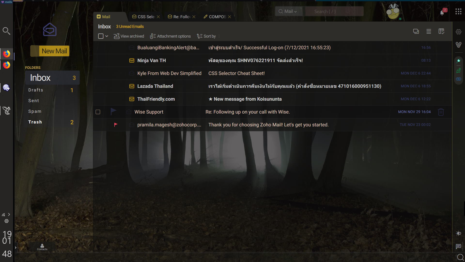 ZOHO MAIL - fuk all the useless shit (AKA EvilBee)