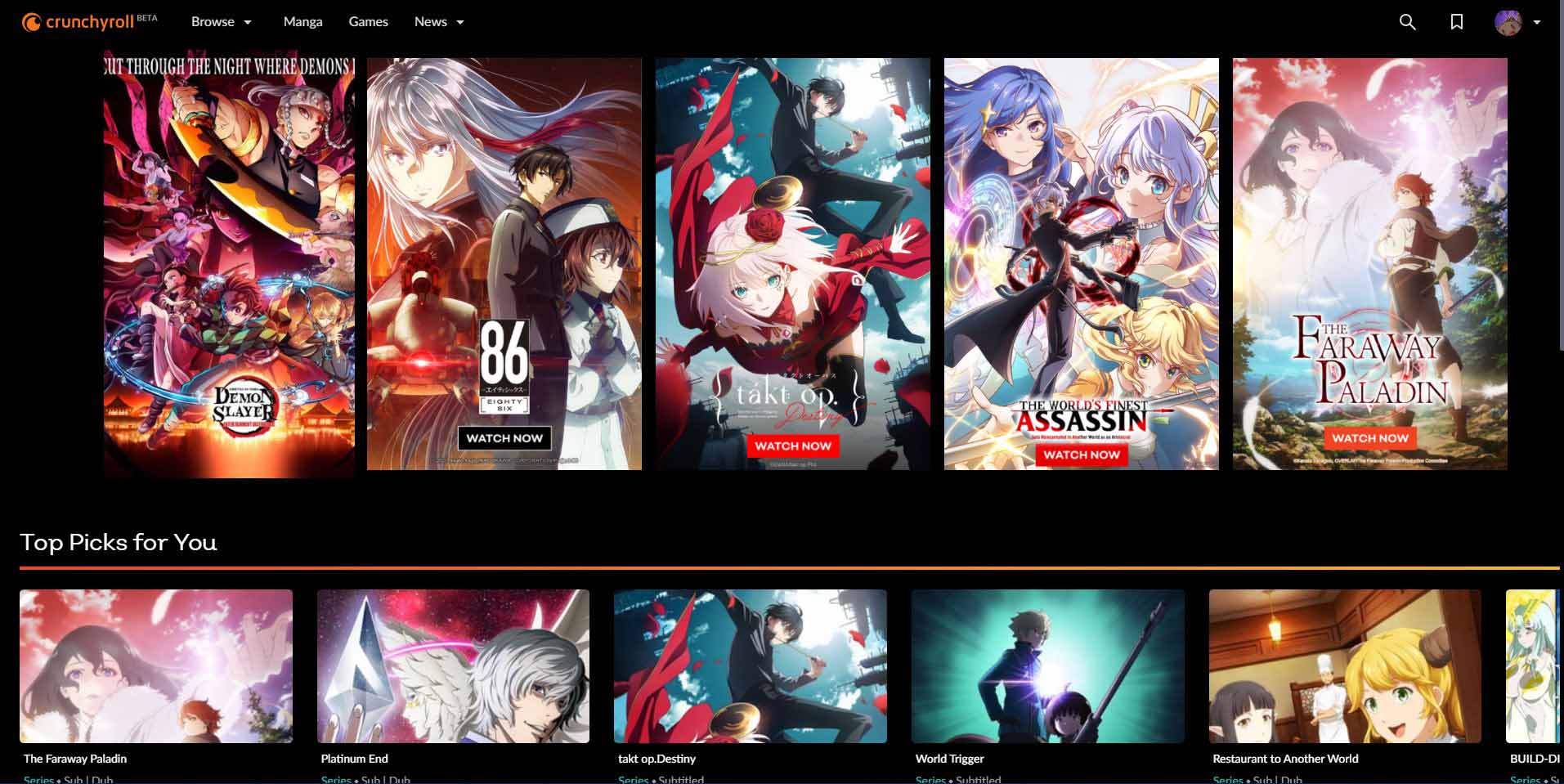 FULL - Crunchyroll Beta - Netflix Experience