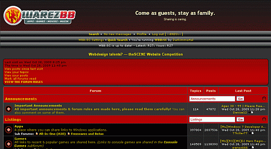 Warez-bb Manchester United Theme