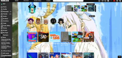 Kanna and Tohru anime roblox wallpaper theme ♡