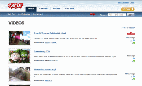 Break.com - one column [2009 update]