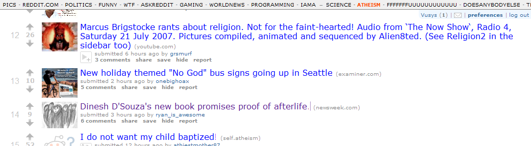 Reddit - Floating subreddit menu