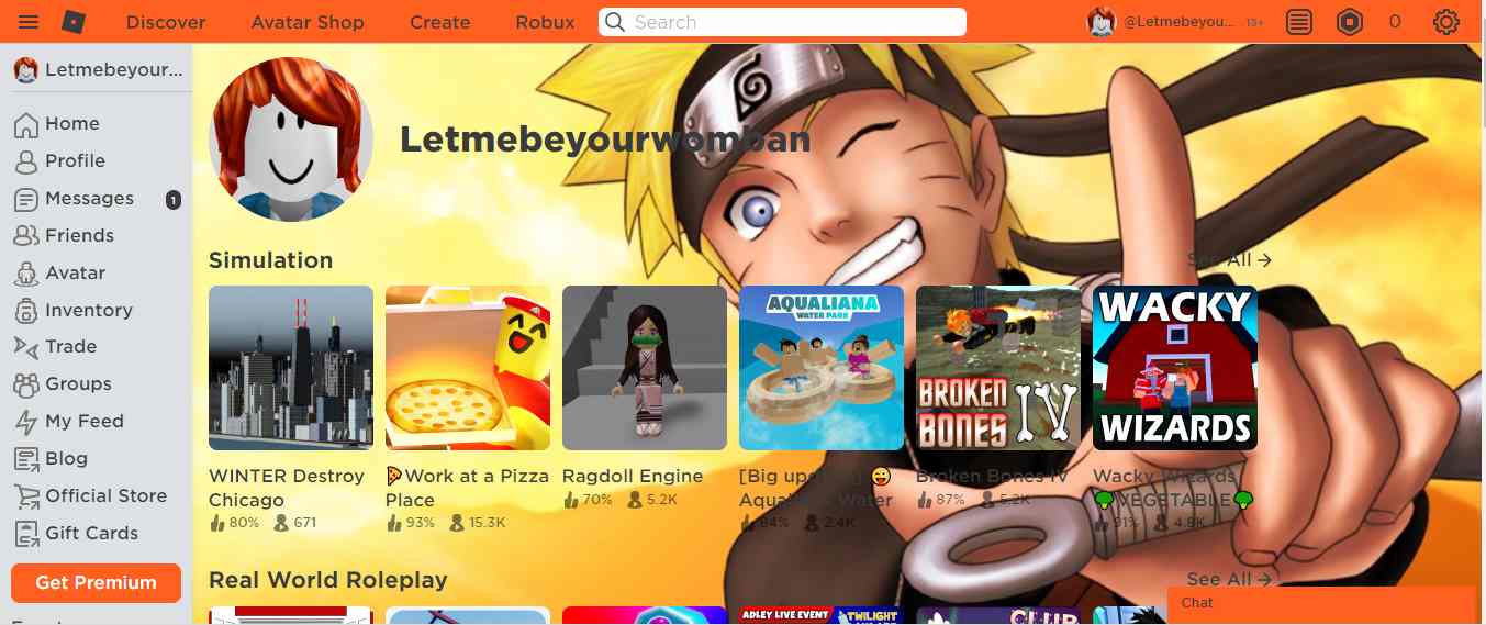 Naruto Cool Theme For Roblox