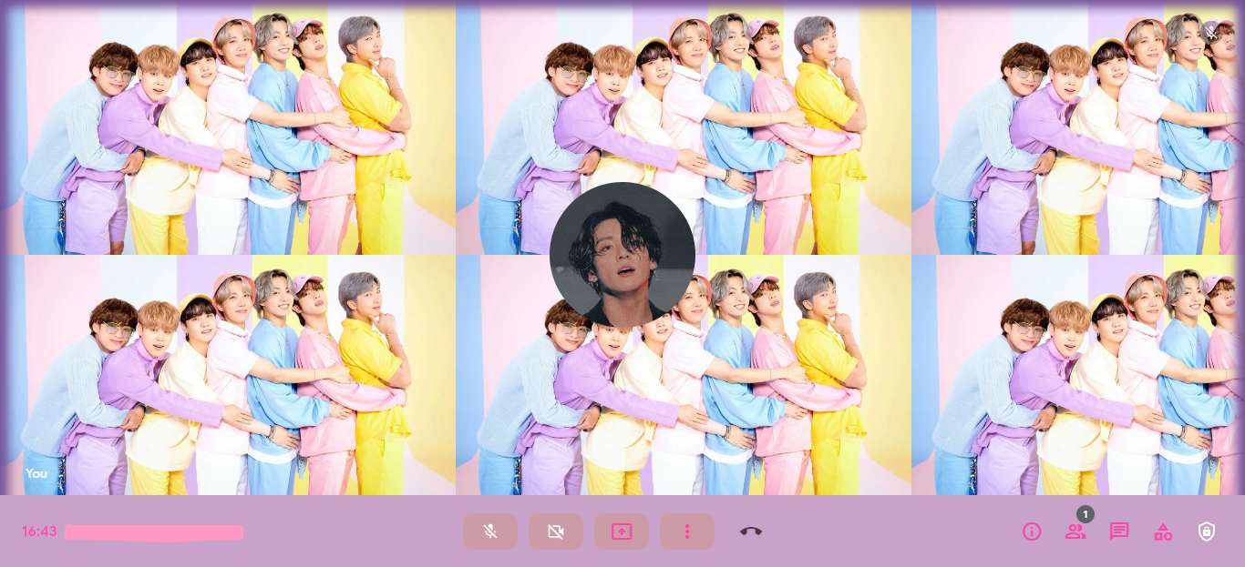 BTS Google Meet