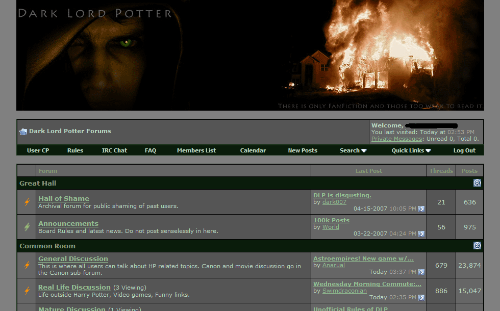 Dark Lord Potter Grey Style