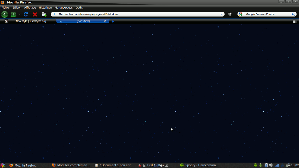 About:Blank Google Star Tile (07/11/09)