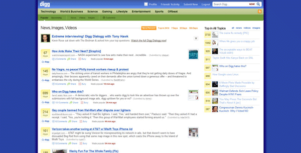 Digg Web 2.1