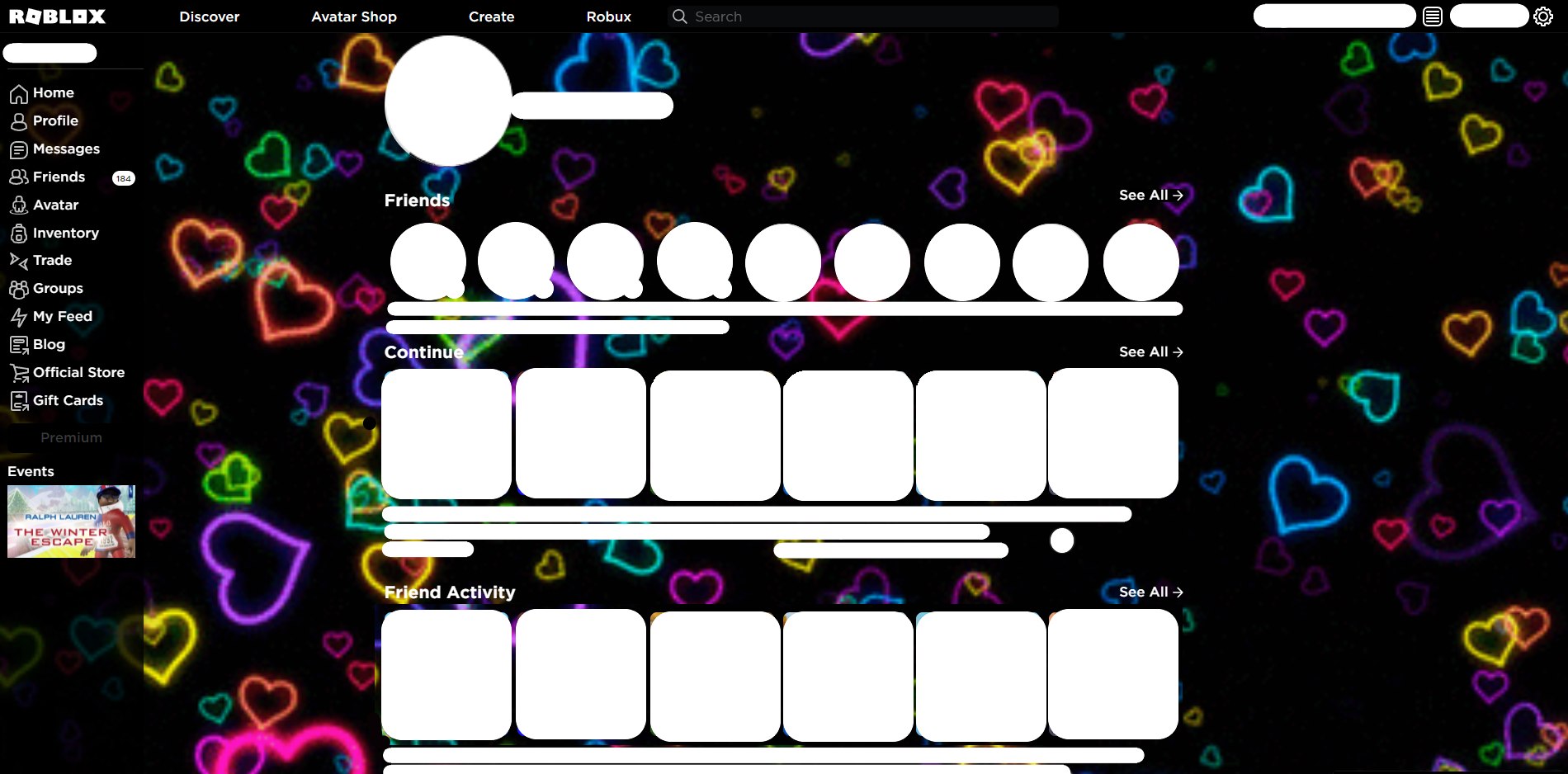 Animated Rainbow Hearts (for Roblox)