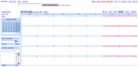 Google Calendar - colorize weekends (Mon is first)