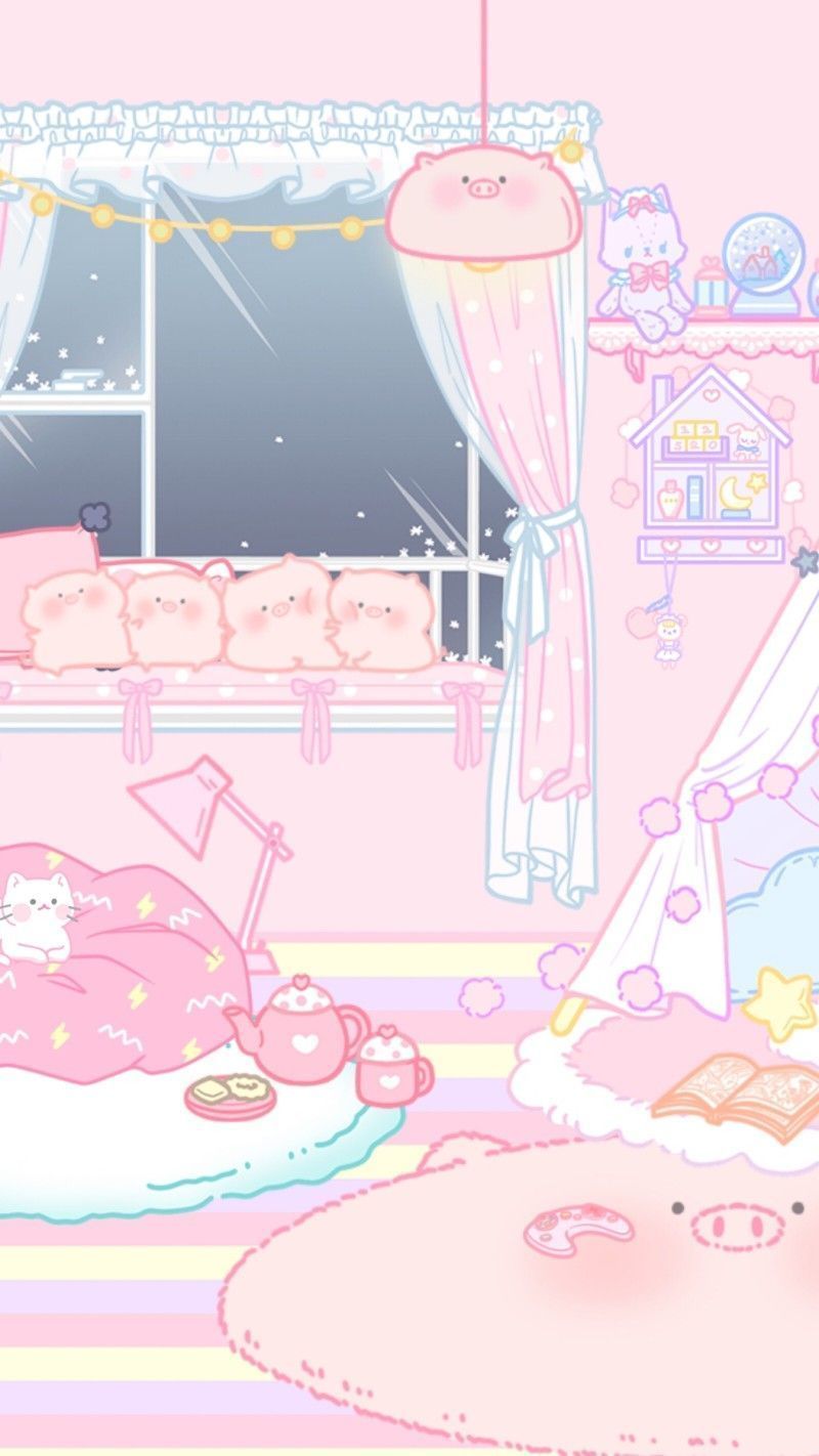 Aesthetic pink pastel closet