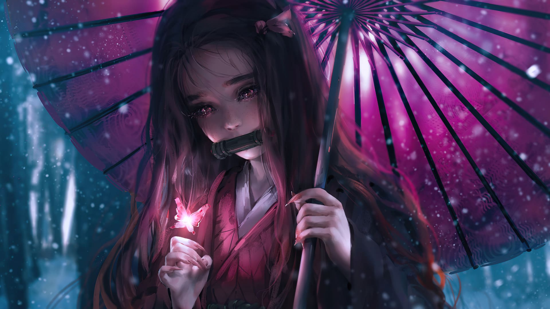 Nezuko paint art