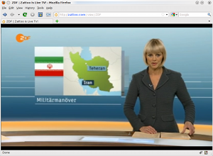 Zattoo — Fullscreen video