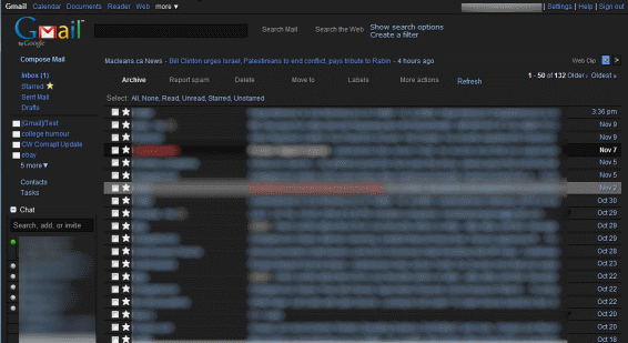 Gmail Dark Grey Cryo