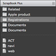 Add-ons ScrapBook - Dark Sidebar