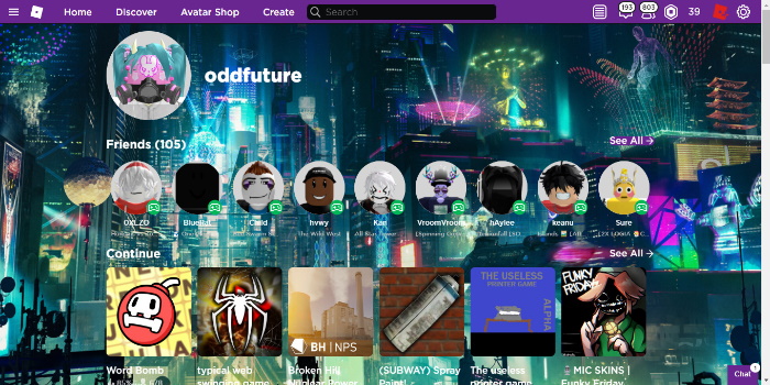 Cool Cyber City Roblox Wallpaper