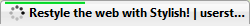 Tab Progress Bar extension - Native progress bar