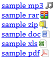 Hyperlink File Icons on mouse over [basic]