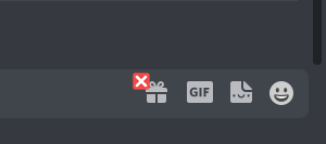 Discord - Hide button for gifting Nitro v0.1