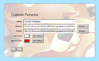 Personas Theme - Custom Persona Editor