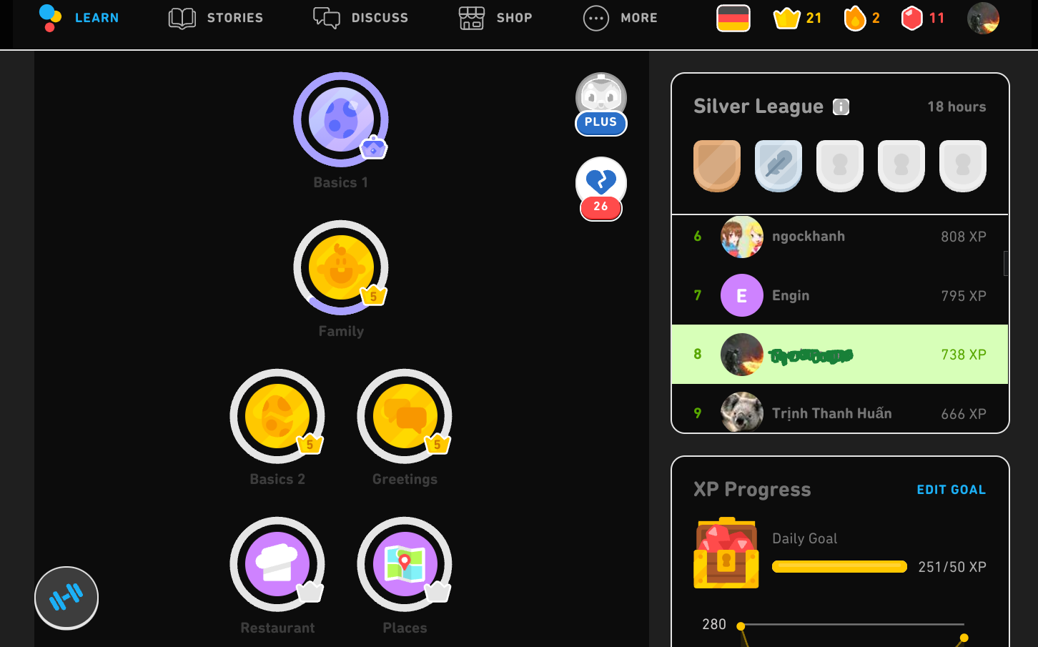 Duolingo Dark Updated