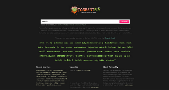 Torrentfly, dark redesign (with bloat)