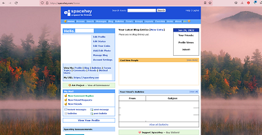 Custom Spacehey Backgroup (changable image)