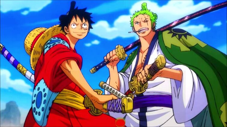 Zoro and luffy Roblox theme (gif)